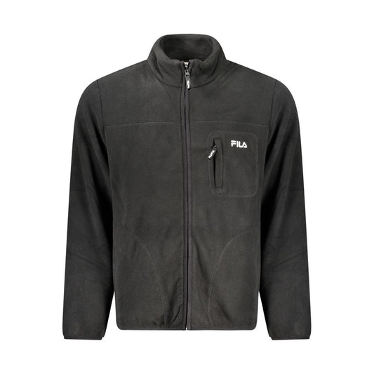 Fila Black Polyester Jackets & Coat