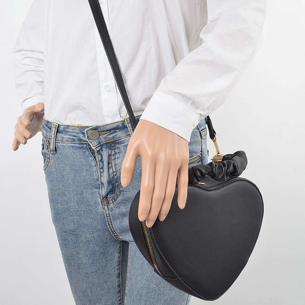 Heart Shape Top Handle Bag