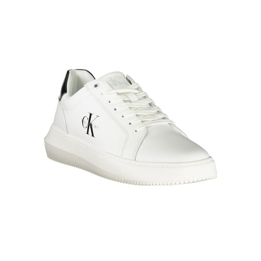 Calvin Klein White Polyester Sneaker