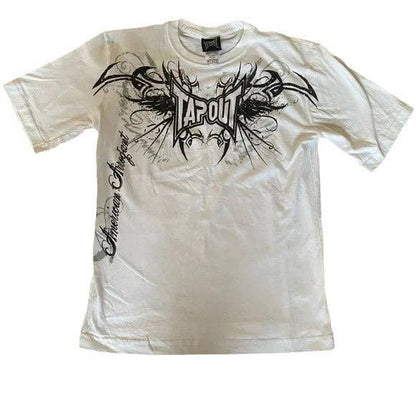 Streetwear Graphic Print Short Sleeve T-Shirt