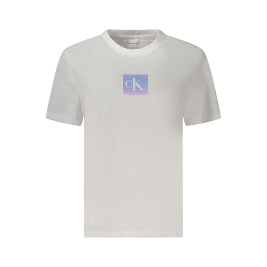 Calvin Klein White Cotton T-Shirt