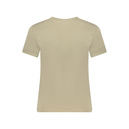 Guess Jeans Beige Cotton T-Shirt