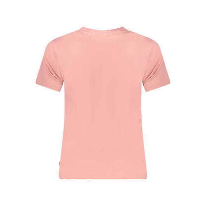 Guess Jeans Pink Cotton T-Shirt