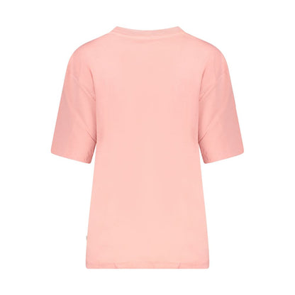 Guess Jeans Pink Cotton T-Shirt