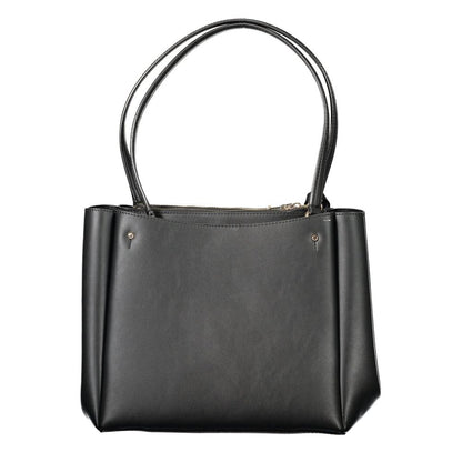Guess Jeans Black Polyethylene Handbag