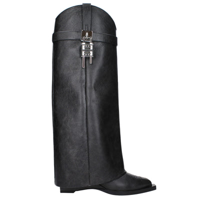 Givenchy Black Leather Boots