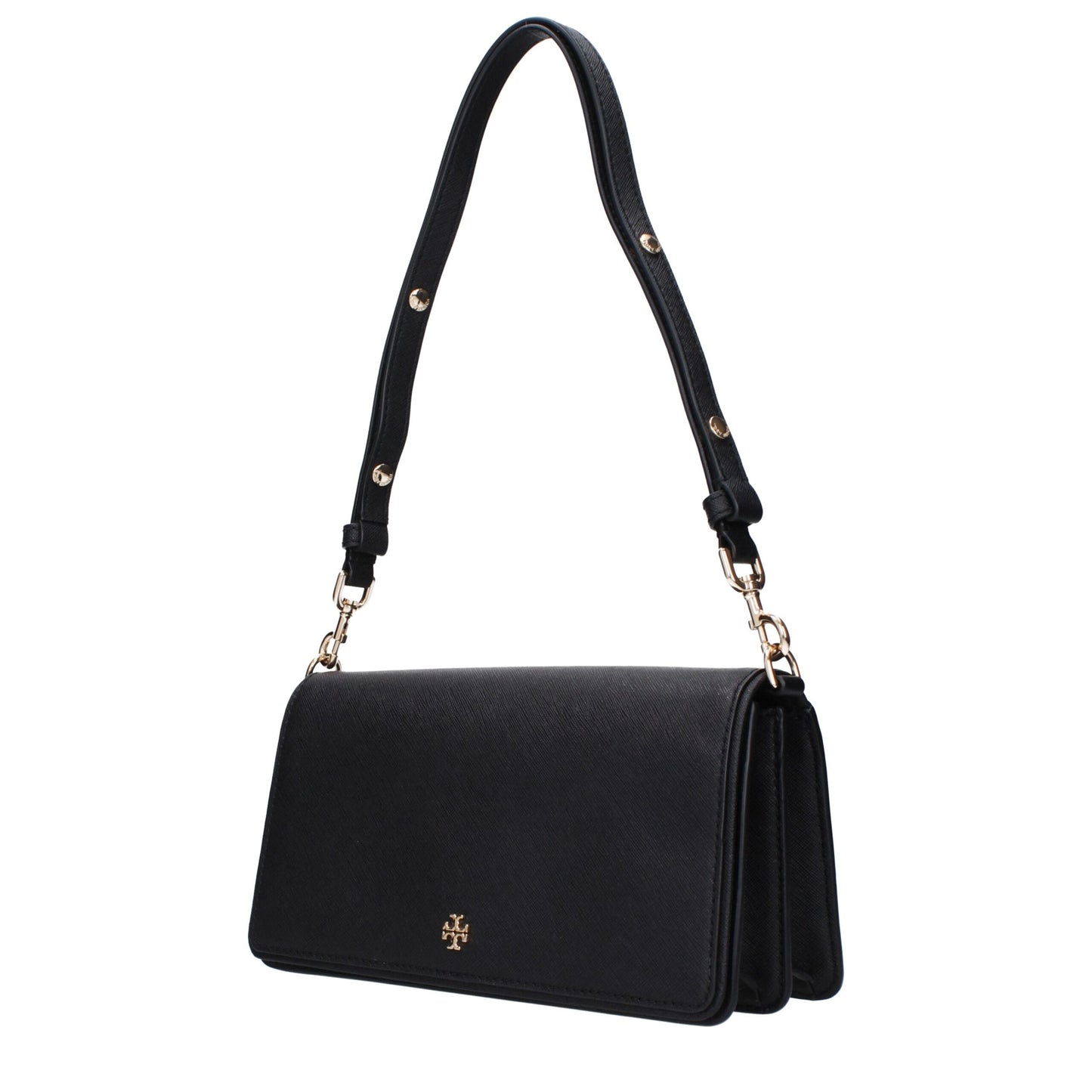 Tory Burch Black Leather Shoulder Bag