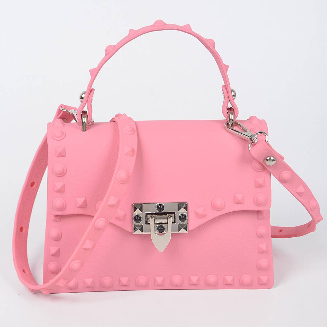 Monotone Studded Clutch