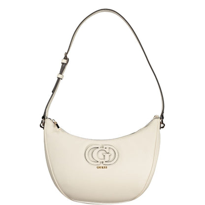 Guess Jeans White Polyethylene Handbag
