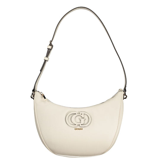 Guess Jeans White Polyethylene Handbag
