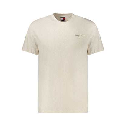 Tommy Hilfiger Beige Cotton T-Shirt