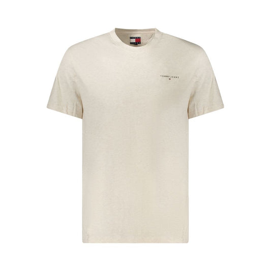 Tommy Hilfiger Beige Cotton T-Shirt