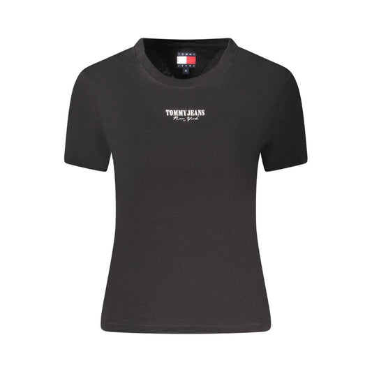Tommy Hilfiger Black Cotton T-Shirt