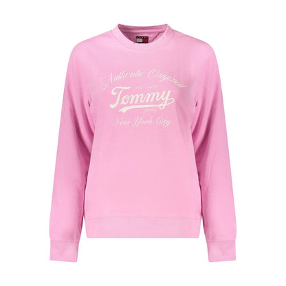 Tommy Hilfiger Pink Cotton Sweatshirt
