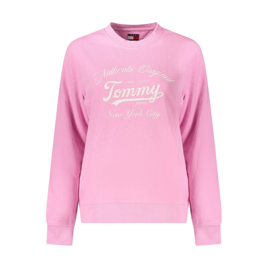 Tommy Hilfiger Pink Cotton Sweatshirt