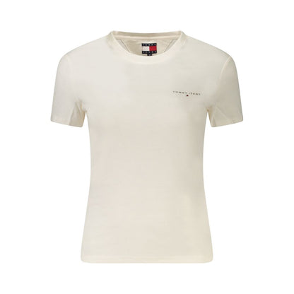 Tommy Hilfiger White Cotton T-Shirt