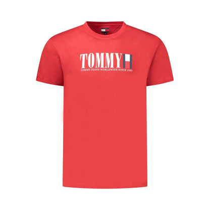 Tommy Hilfiger Red Cotton T-Shirt