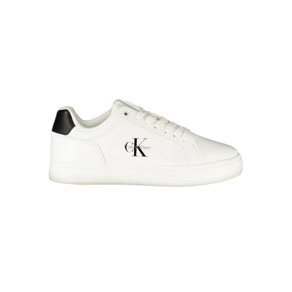 Calvin Klein White Polyester Sneaker