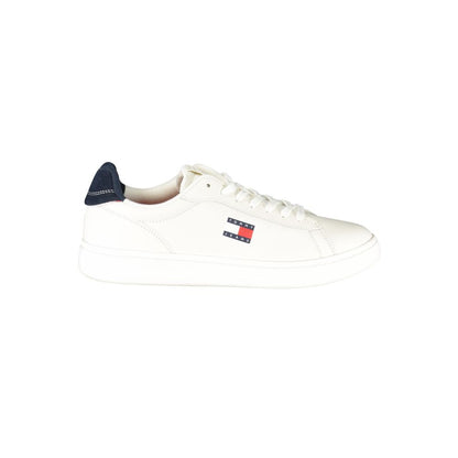 Tommy Hilfiger White Polyester Sneaker