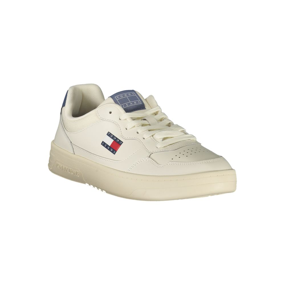 Tommy Hilfiger White Polyester Sneaker