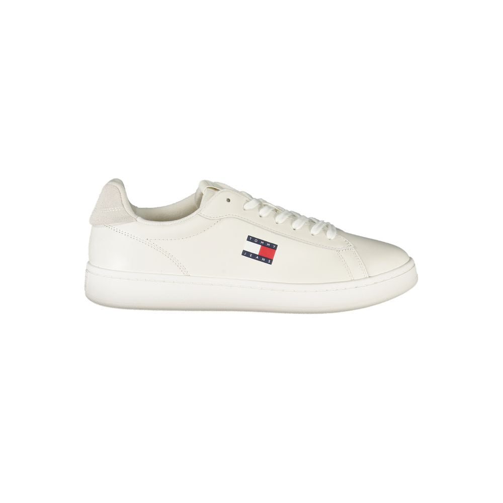 Tommy Hilfiger White Polyester Sneaker
