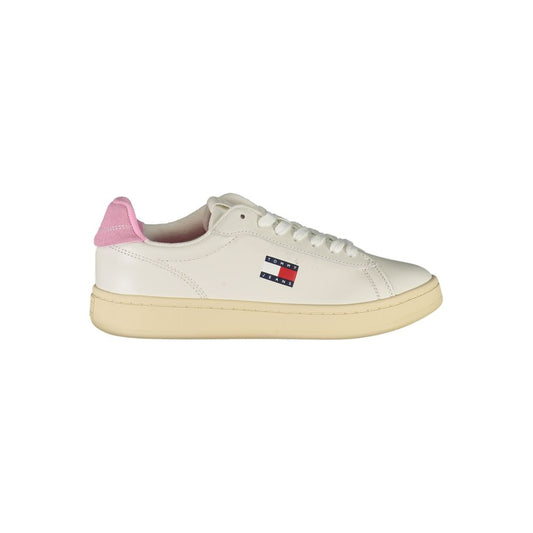 Tommy Hilfiger White Polyester Sneaker