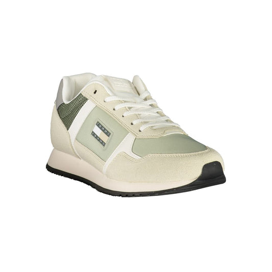 Tommy Hilfiger Green Polyester Sneaker