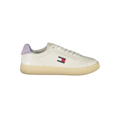 Tommy Hilfiger White Polyester Sneaker
