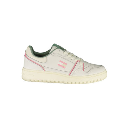 Tommy Hilfiger White Polyester Sneaker