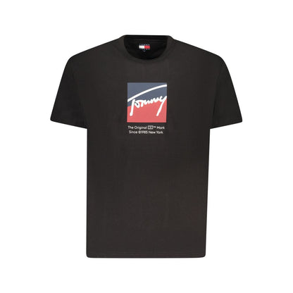 Tommy Hilfiger Black Cotton T-Shirt