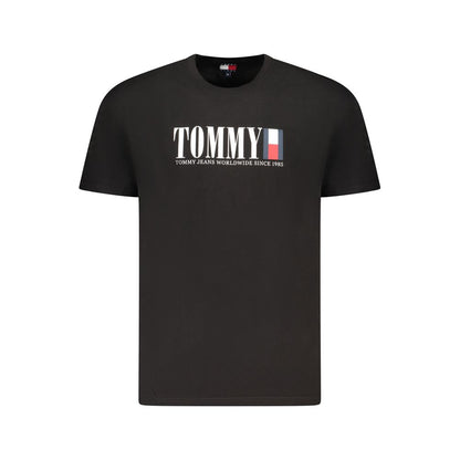 Tommy Hilfiger Black Cotton T-Shirt