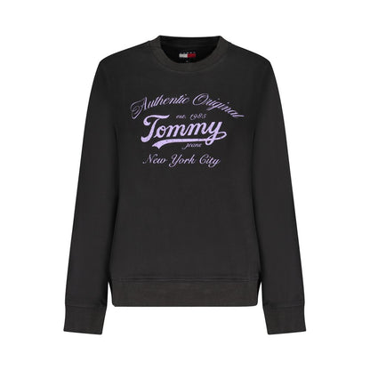 Tommy Hilfiger Black Cotton Sweatshirt