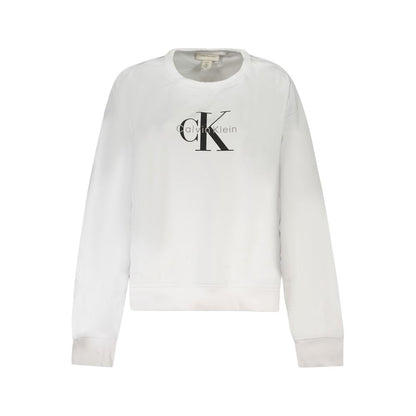 Calvin Klein White Cotton Sweatshirt