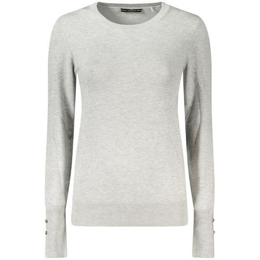 Guess Jeans Gray Viscose Sweater