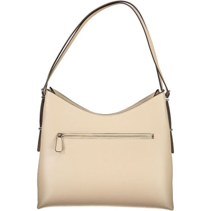 Guess Jeans Beige Polyethylene Handbag