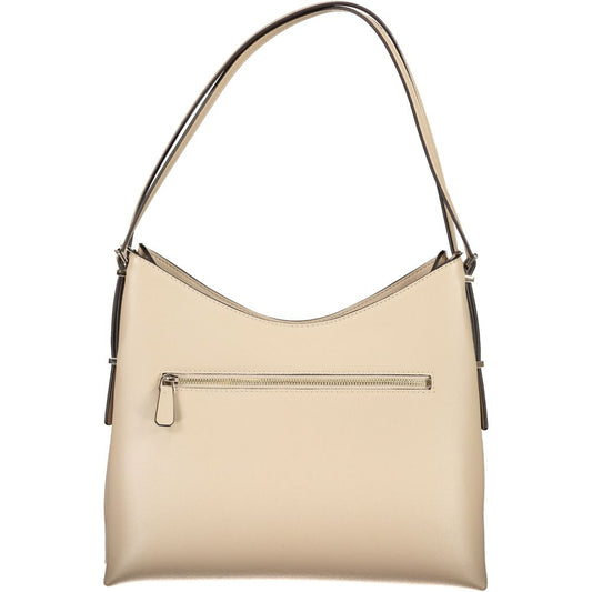 Guess Jeans Beige Polyethylene Handbag