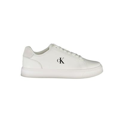 Calvin Klein White Polyester Sneaker