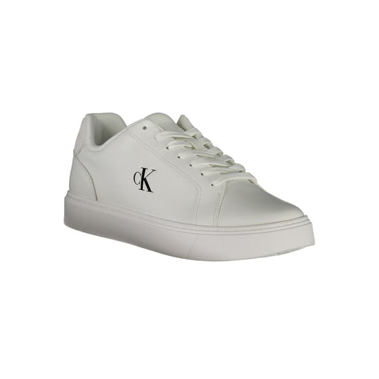 Calvin Klein White Polyester Sneaker