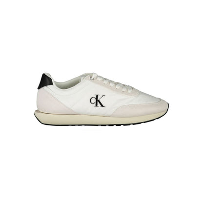 Calvin Klein White Polyester Sneaker