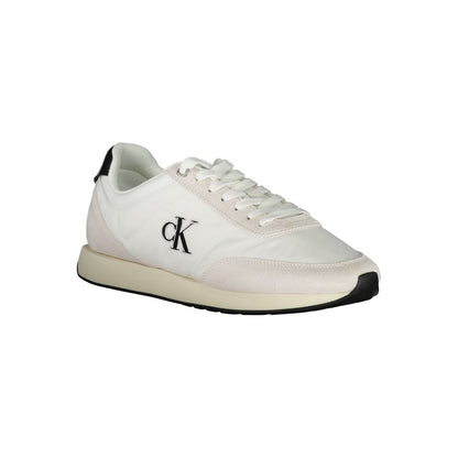 Calvin Klein White Polyester Sneaker