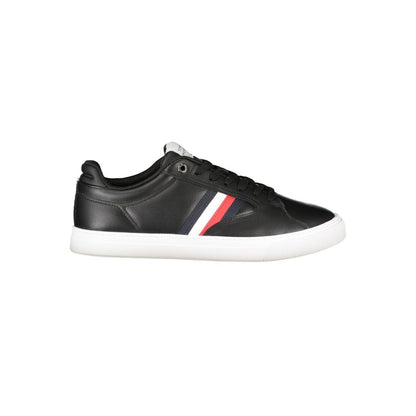Tommy Hilfiger Black Polyester Sneaker