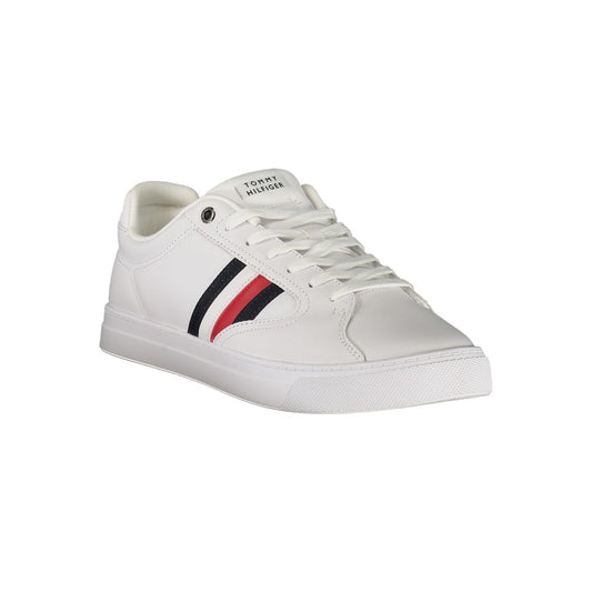 Tommy Hilfiger White Polyester Sneaker