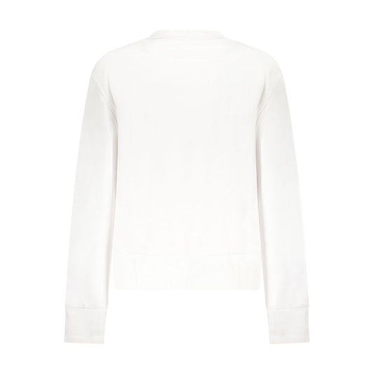 Guess Jeans White Cotton Sweatshirt