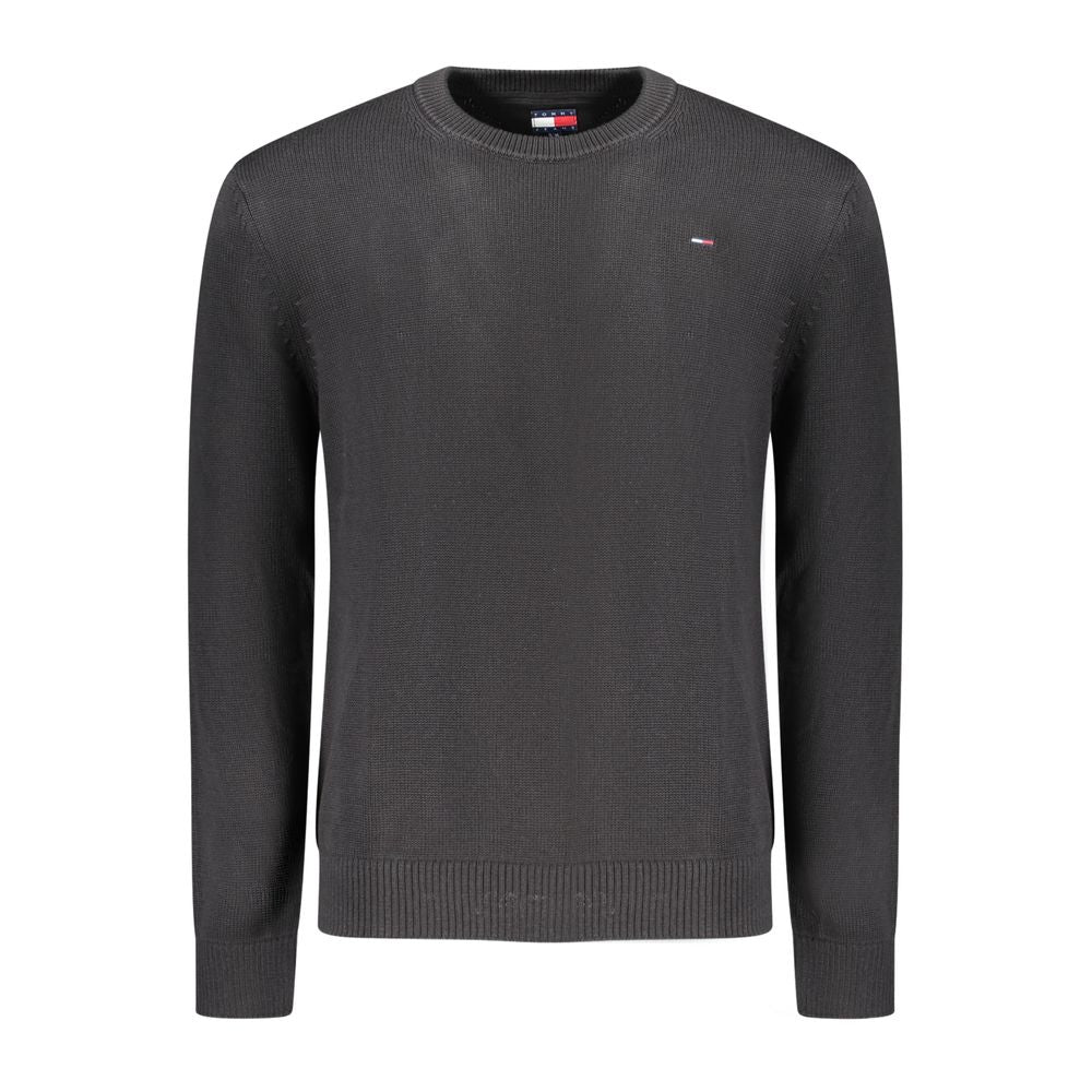 Tommy Hilfiger Black Cotton Sweater