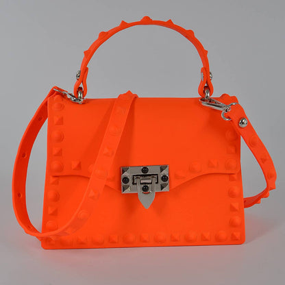 Monotone Studded Clutch