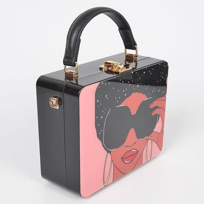 HPC5990 ACRYLIC BOX CLUTCH