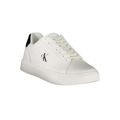 Calvin Klein White Polyester Sneaker