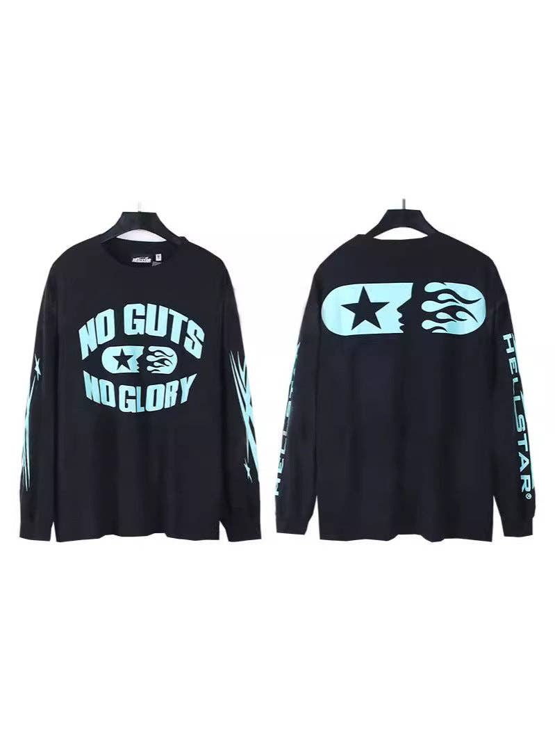 Hell Style Graphic Long Sleeve T-Shirt for Men