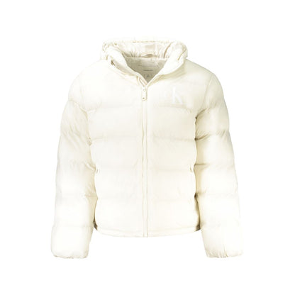 Calvin Klein White Polyamide Jackets & Coat