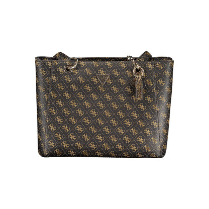 Guess Jeans Brown Polyethylene Handbag